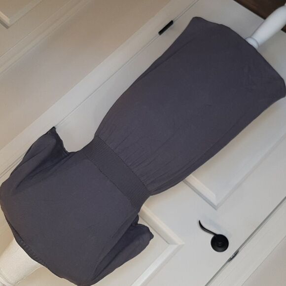 Dots Gray Midi Dress - Picture 4 of 9